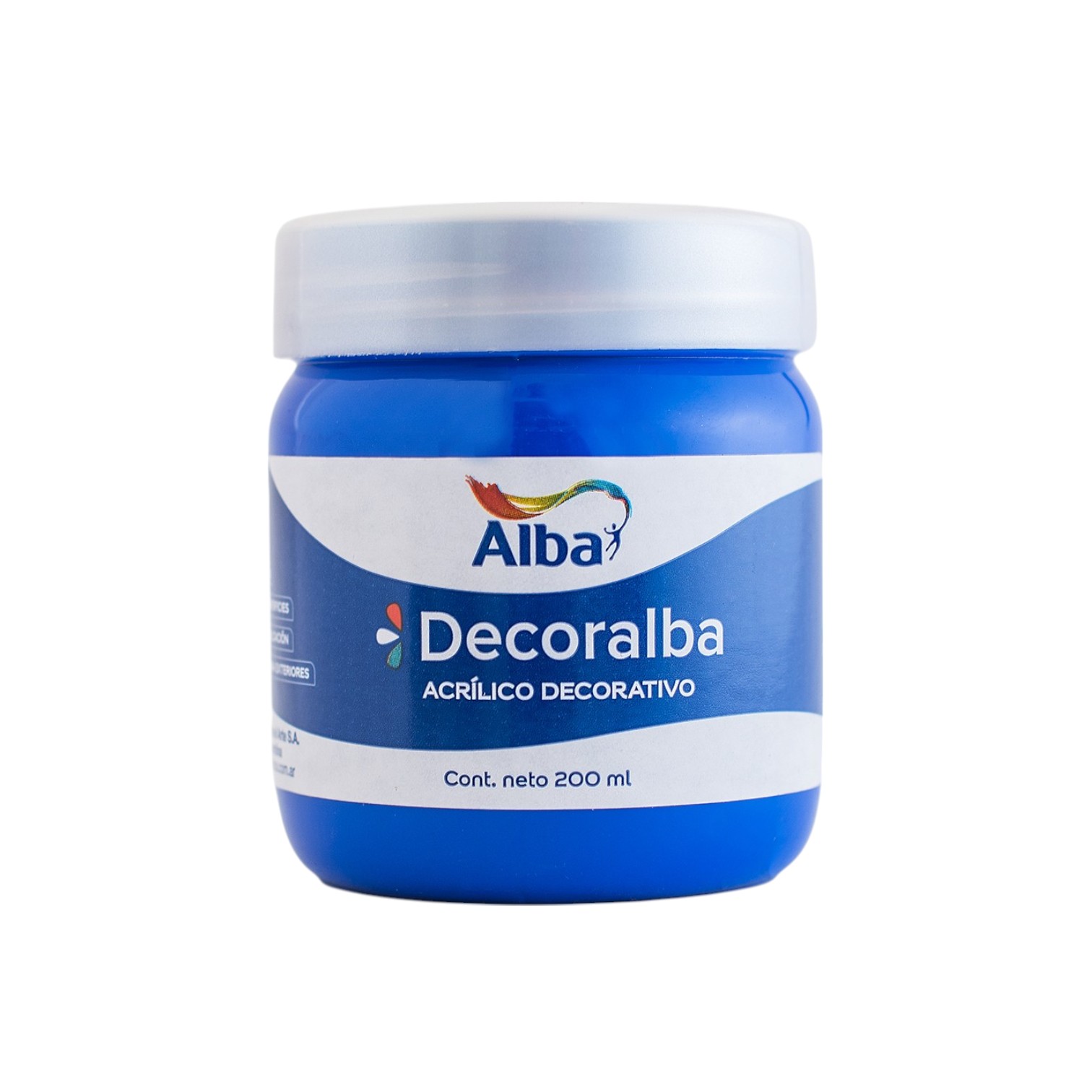 Acrilico decorativo alba 200cc azul ultramar - 200ML - Alba Artística