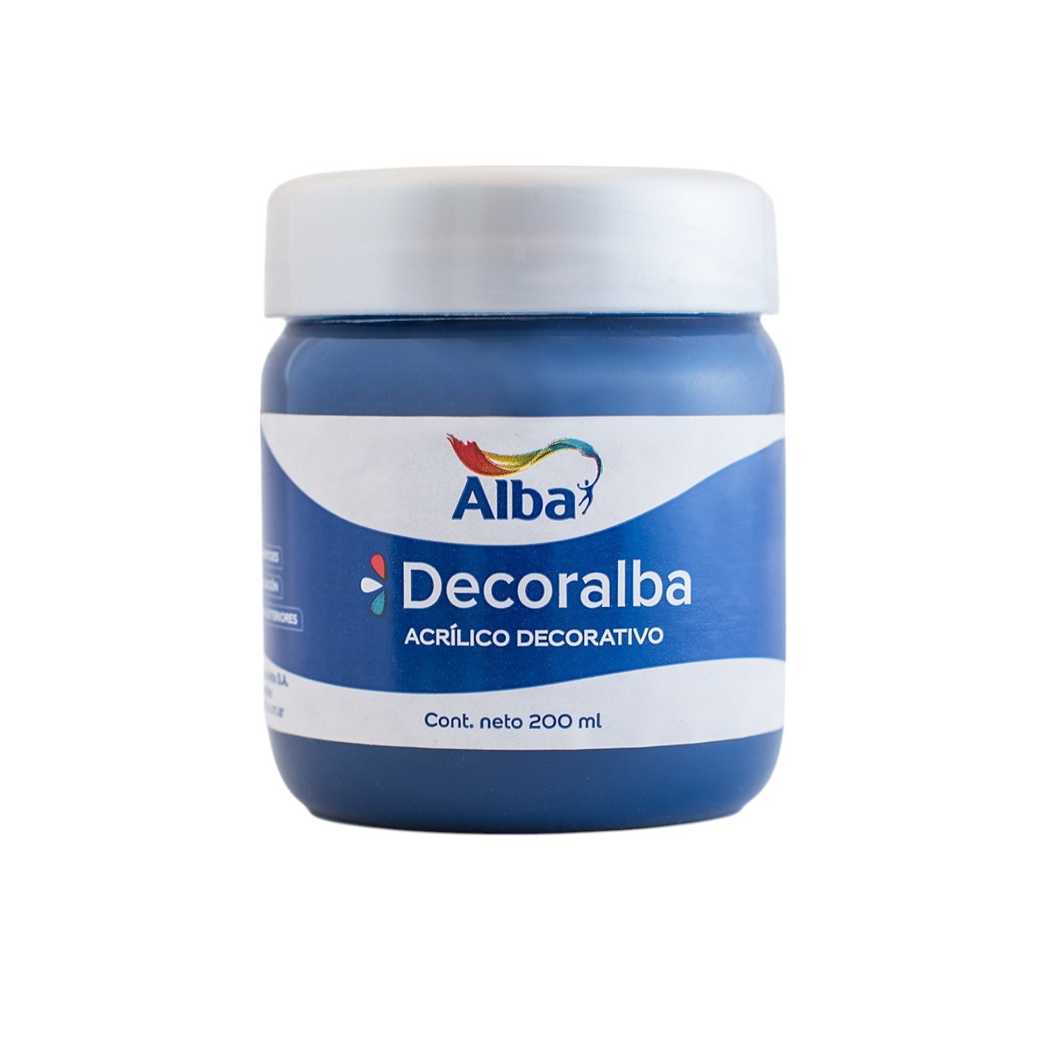 Acrilico decorativo alba 200cc azul noche - 200ML - Alba Artística
