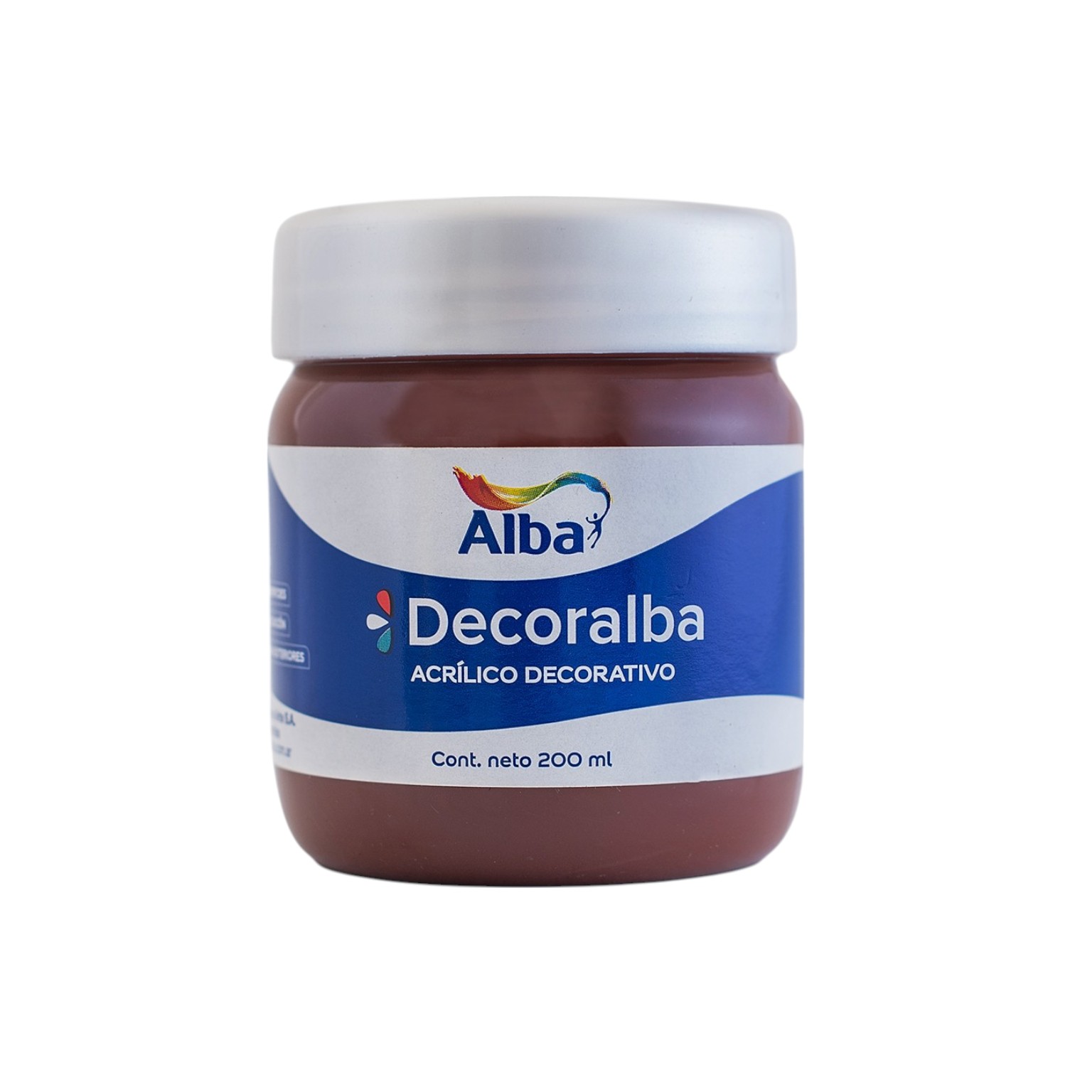 Acrilico decorativo alba 200cc tierra siena tostada - 200ML - Alba Artística