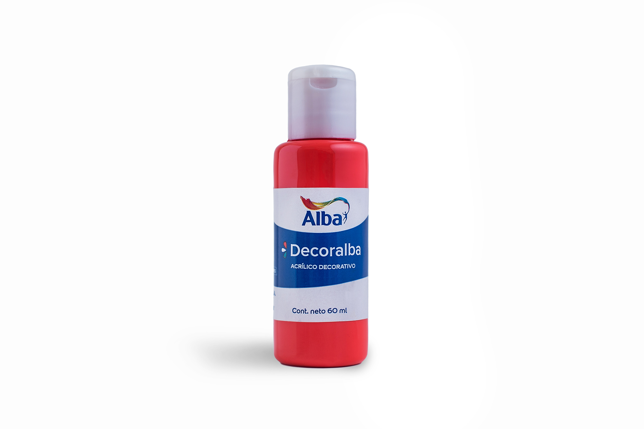 Acrilico decorativo alba 60cc rojo señal 484 - 60ML - Alba Artística