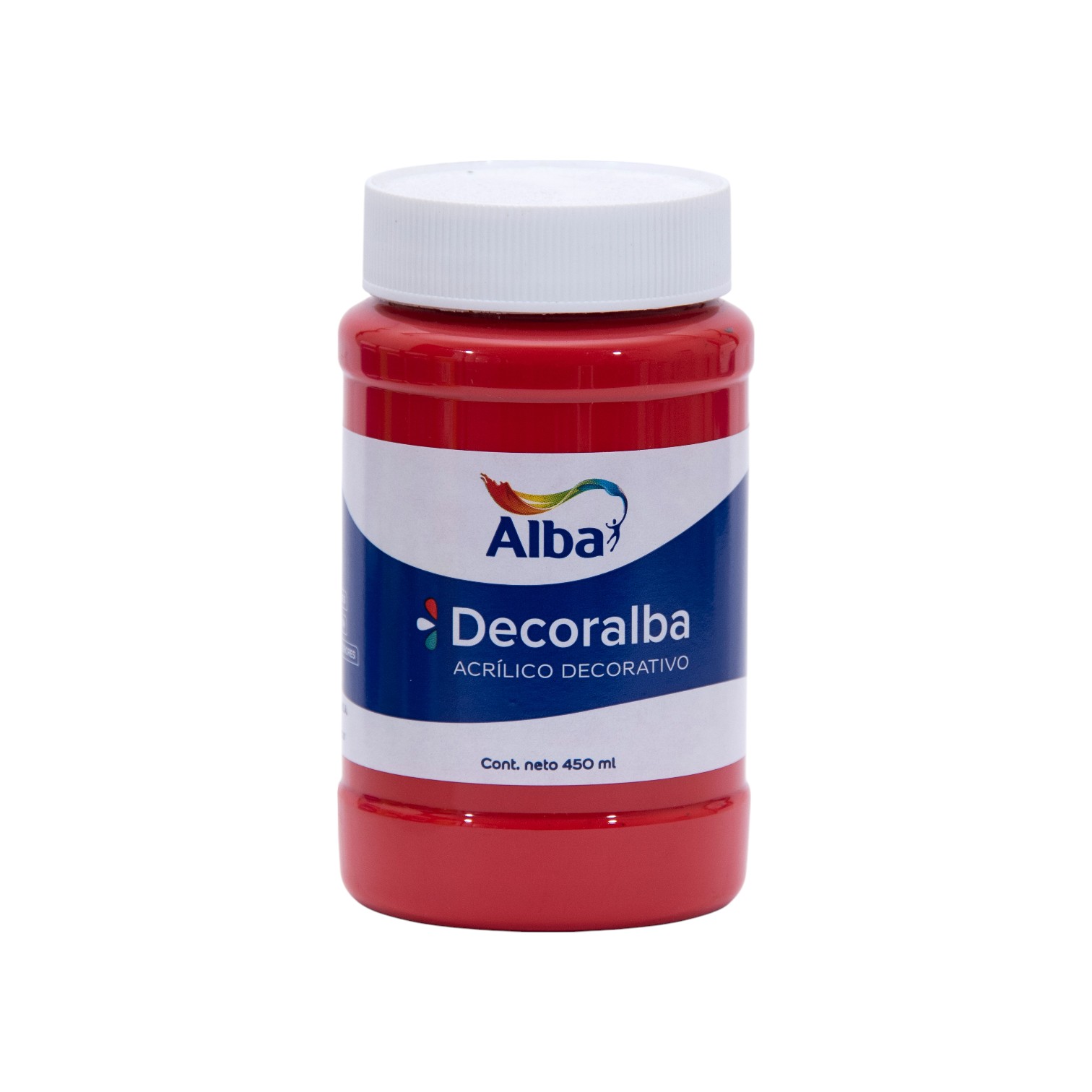 Acrilico decorativo alba 450 ml rojo - 450ML - Alba Artística