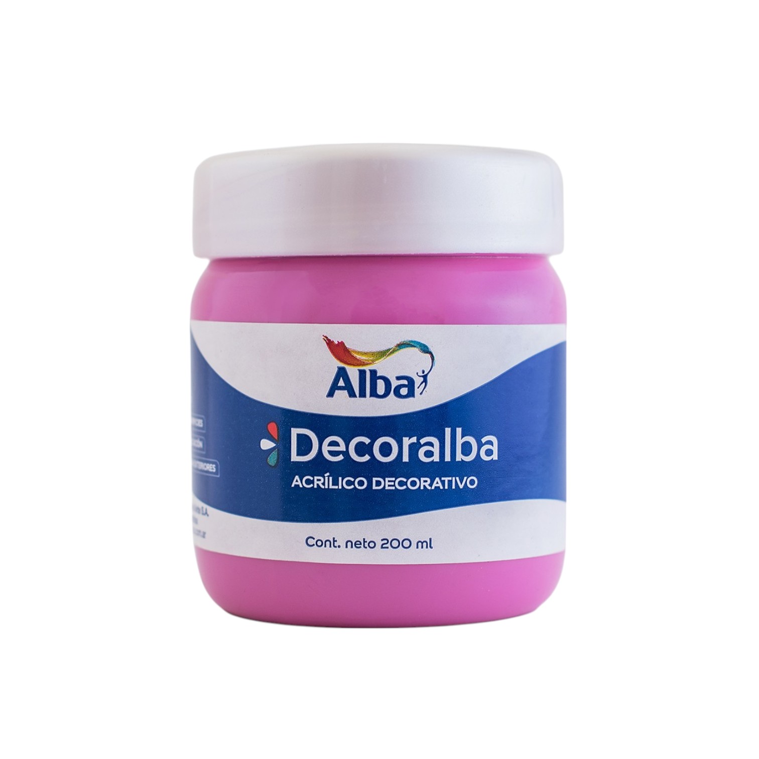 Acrilico decorativo alba 200cc magenta - 200ML - Alba Artística