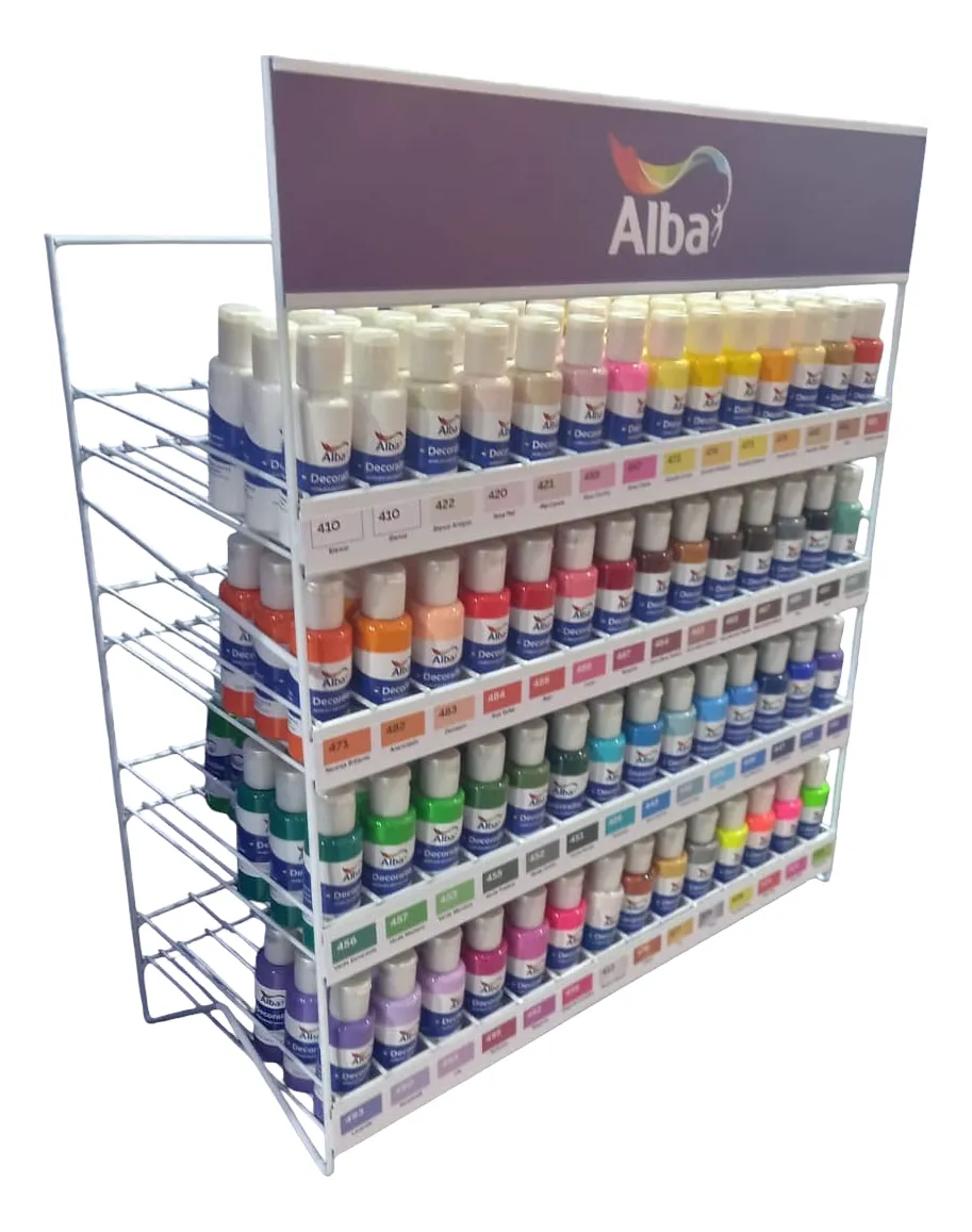 Set acrilico decorativo alba x 55 colores - todos los tonos - SET X CANTIDAD 60ML - Alba Artística