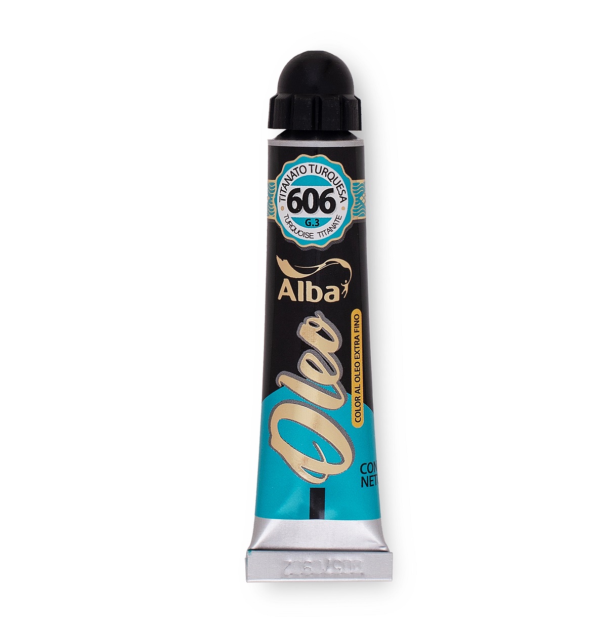 Oleo profesional alba 18 ml g3 606 titanato turquesa - 18 ML - Alba Artística