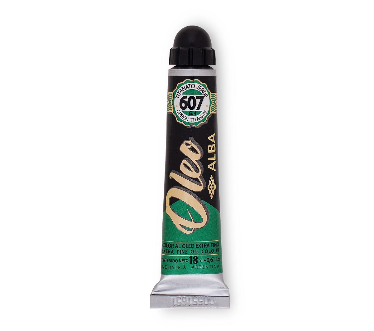 Oleo profesional alba 18 ml g4 607 titanato verde - 18 ML - Alba Artística