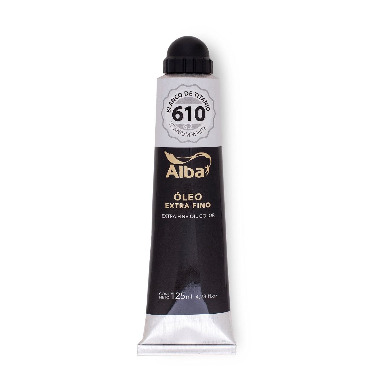 Oleo profesional alba 125 ml g2 610 blanco de titanio - 125 ML - Alba Artística
