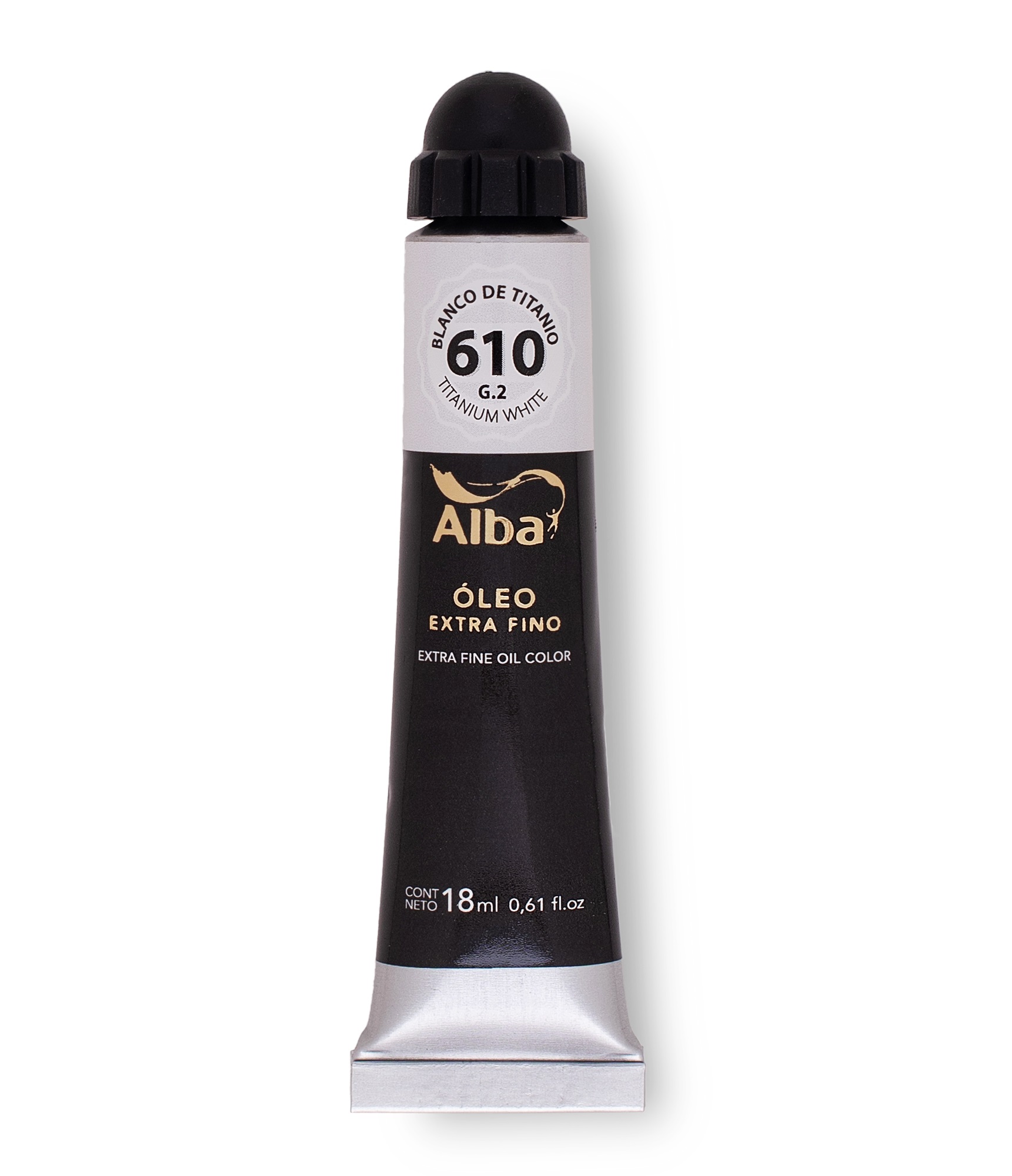 Oleo profesional alba 18 ml g2 610 blanco de titanio - 18 ML - Alba Artística