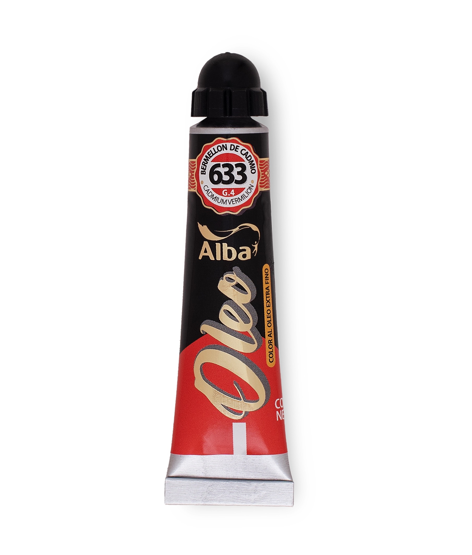 Oleo profesional alba 18 ml g4 633 bermellon de cadmio - 18 ML - Alba Artística