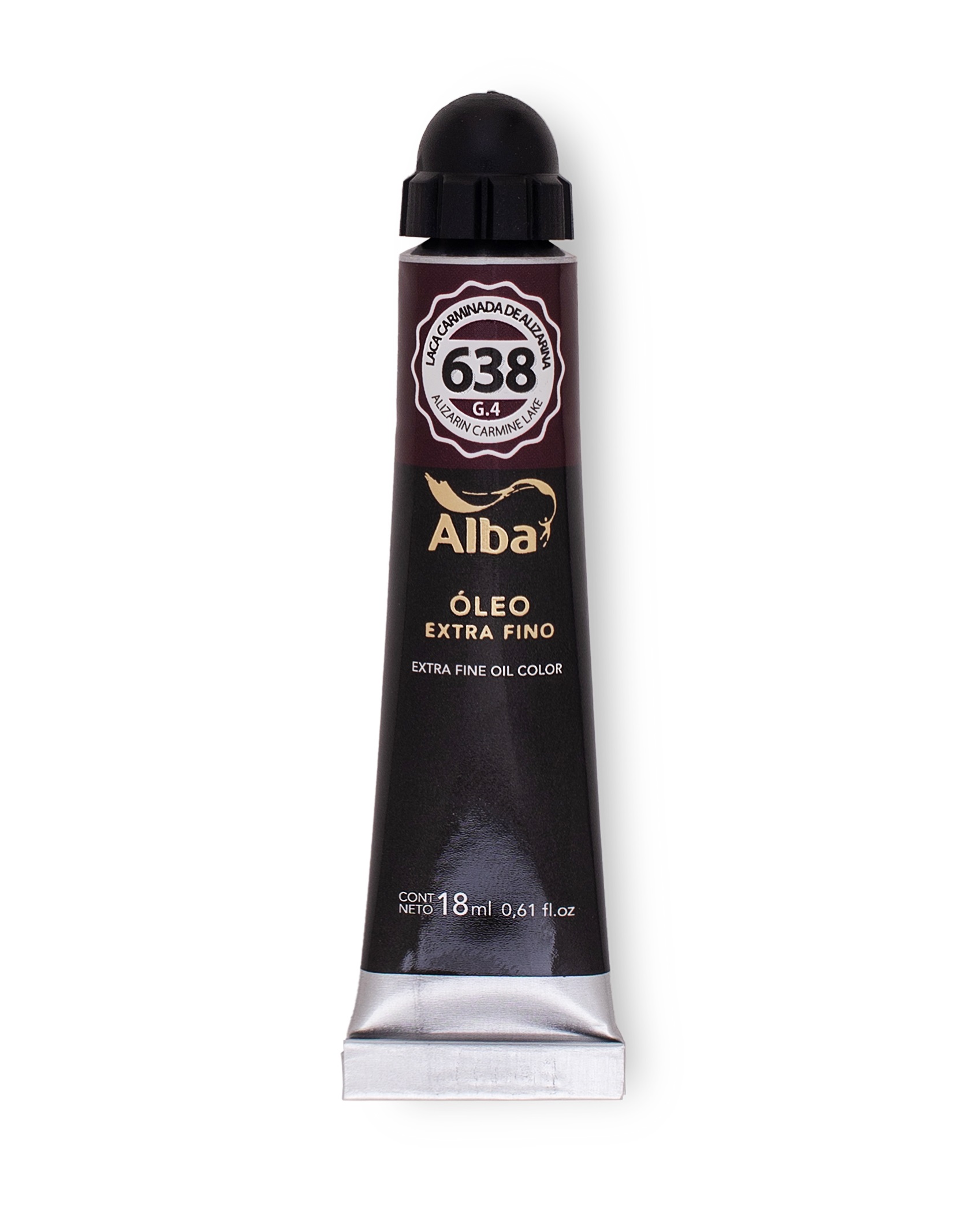 Oleo profesional alba 18 ml g4 638 laca carminada de alizarina - 18 ML - Alba Artística