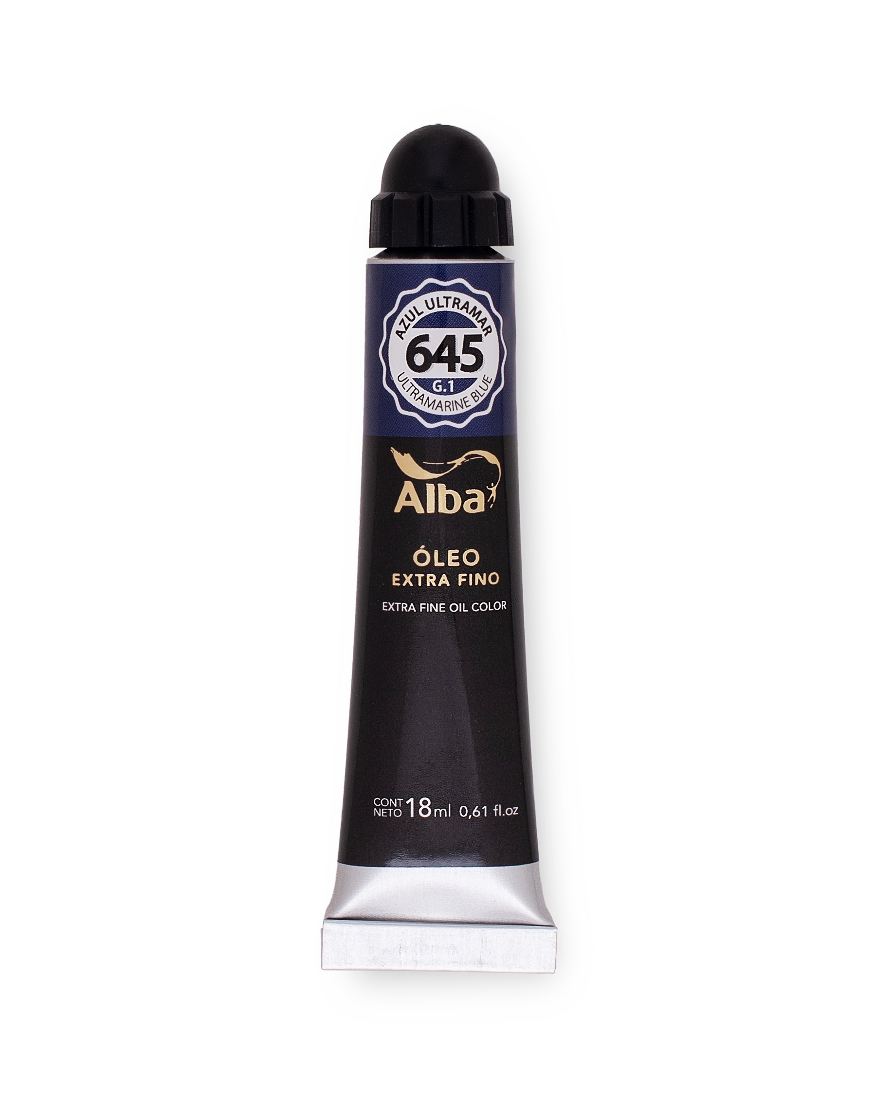 Oleo profesional alba 18 ml g1 645 azul ultramar - 18 ML - Alba Artística