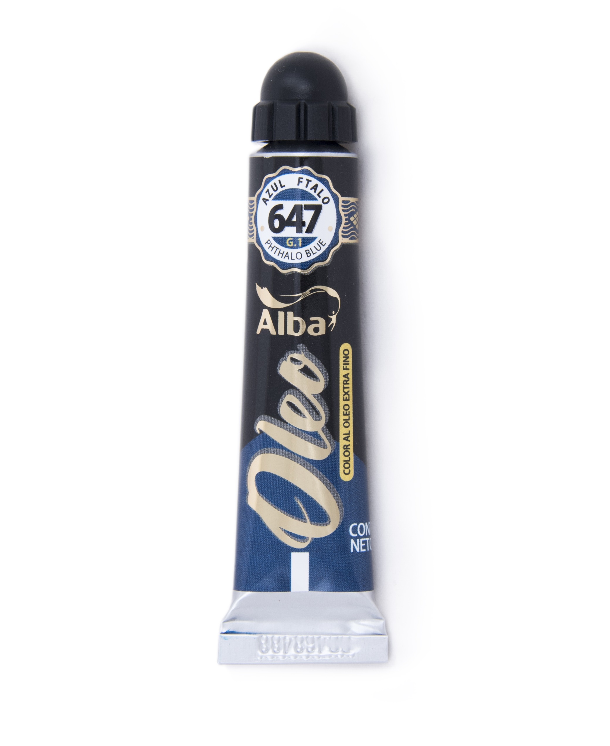 Oleo profesional alba 18 ml g1 647 azul ftalo - 18 ML - Alba Artística