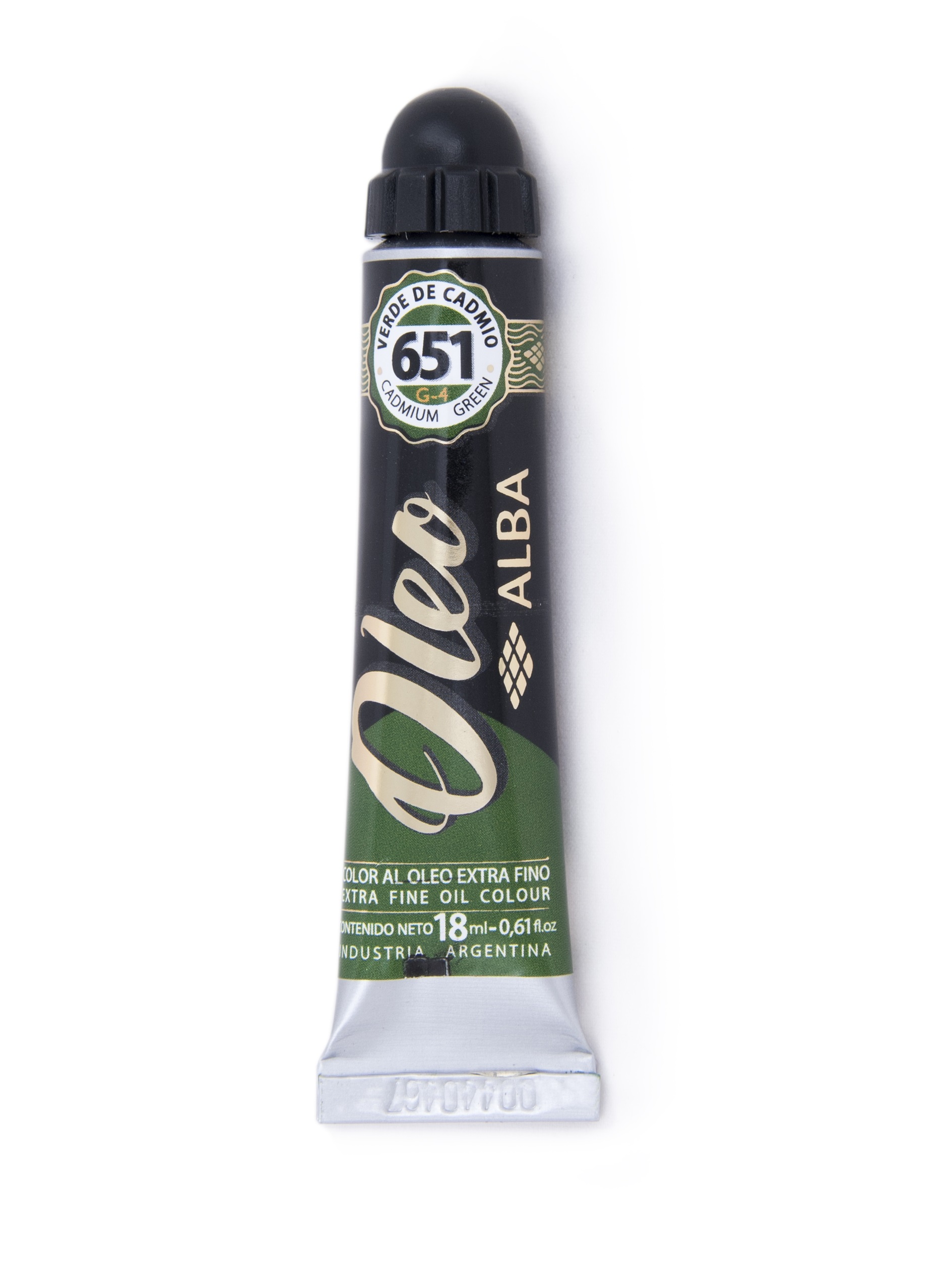 Oleo profesional alba 18 ml g4 651 verde de cadmio - 18 ML - Alba Artística