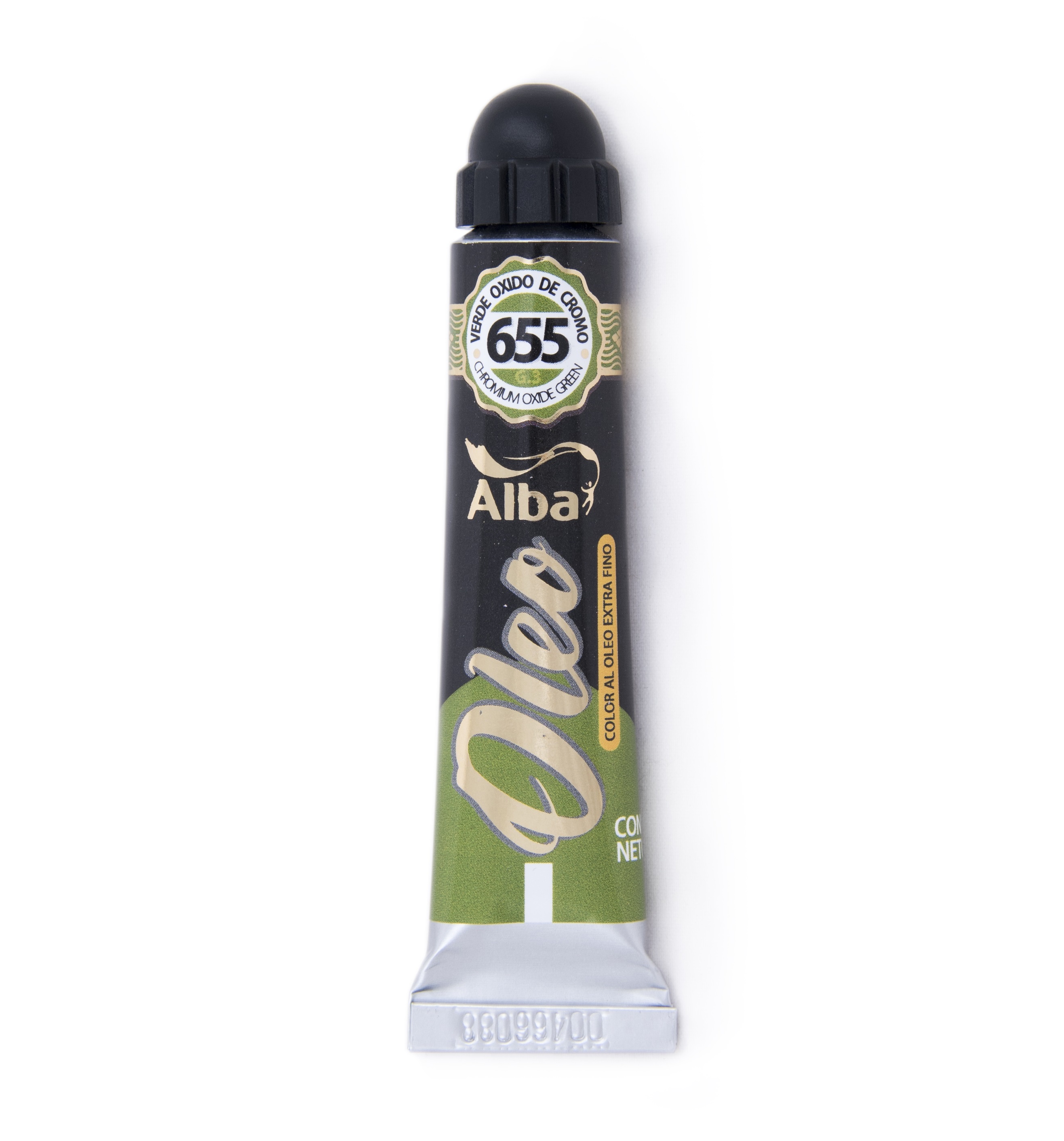 Oleo profesional alba 18 ml g3 655 verde oxido de cromo - 18 ML - Alba Artística