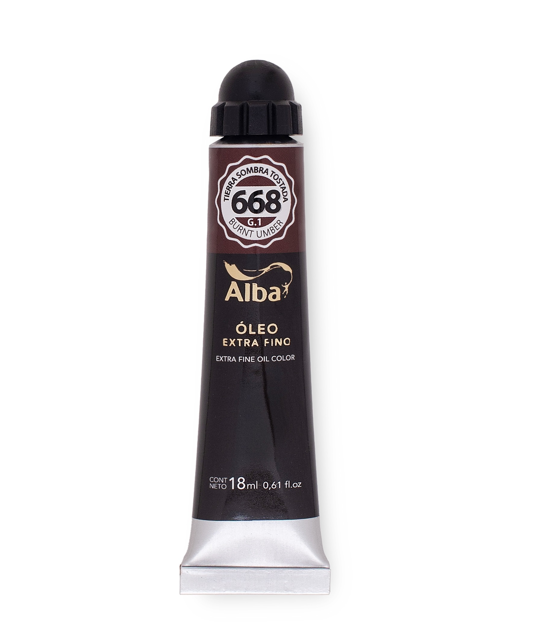 Oleo profesional alba 18 ml g1 668 tierra sombra tostada - 18 ML - Alba Artística