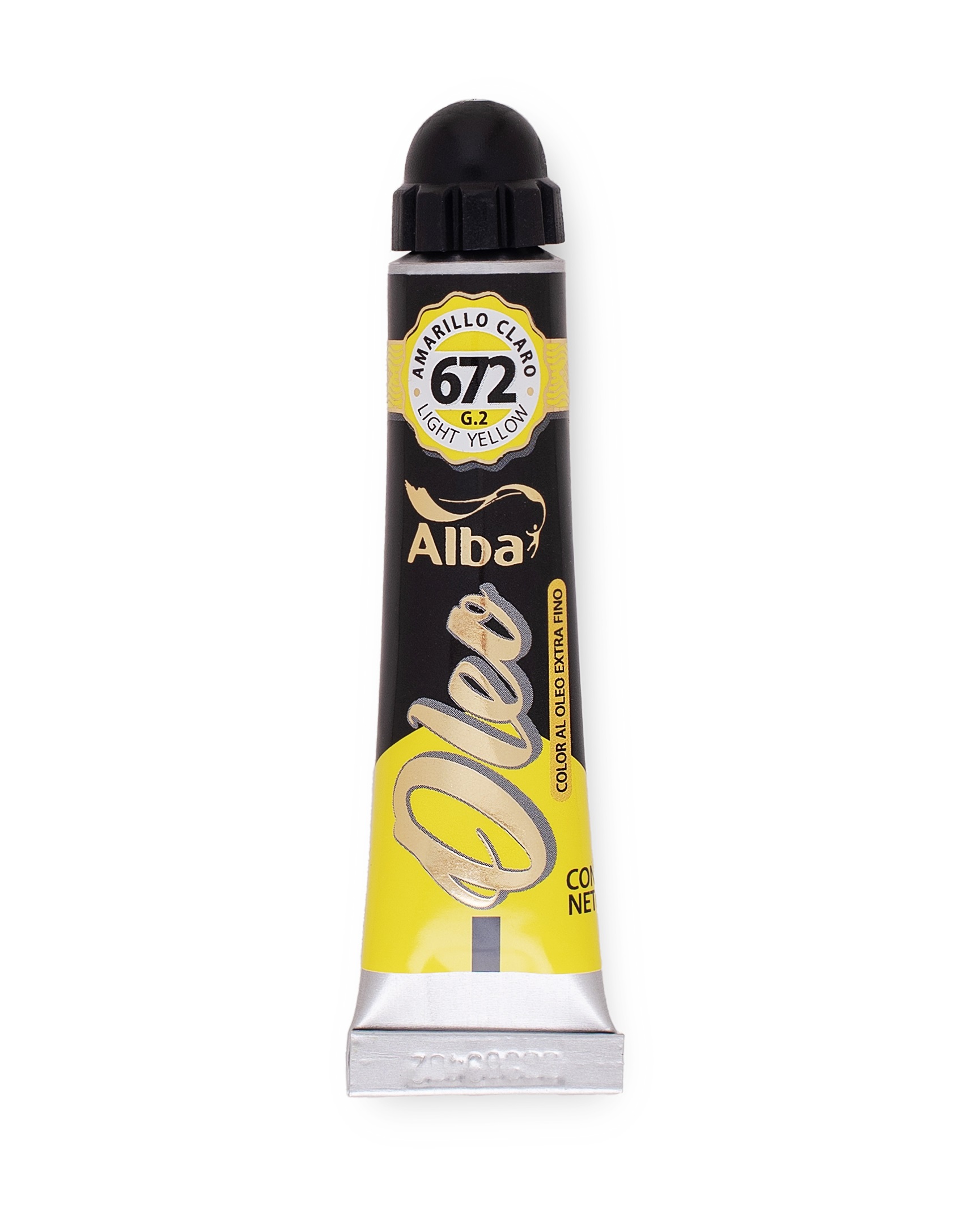 Oleo profesional alba 18 ml g2 672 amarillo claro - 18 ML - Alba Artística