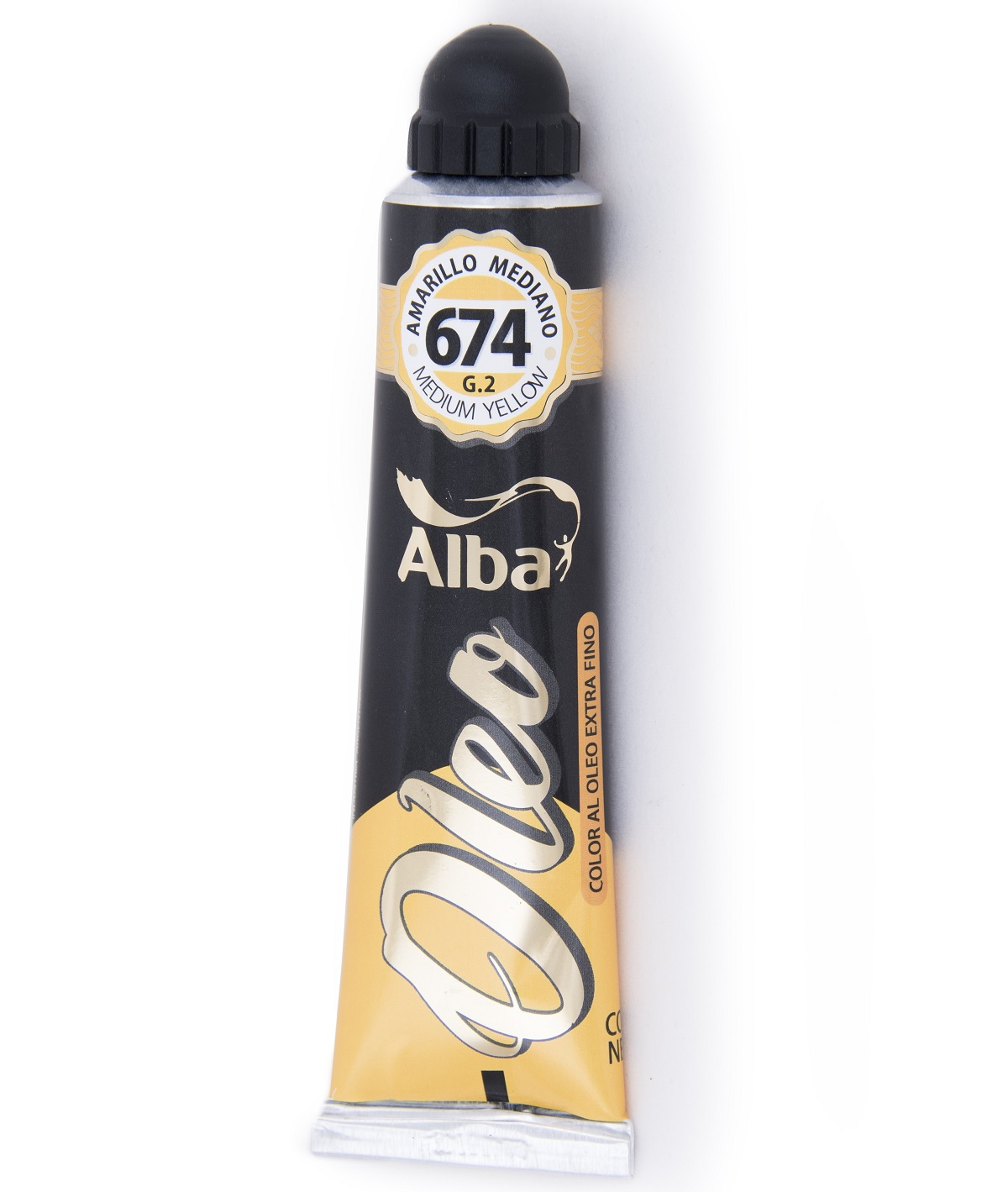 Oleo profesional alba 125 ml g2 674 amarillo mediano - 125 ML - Alba Artística