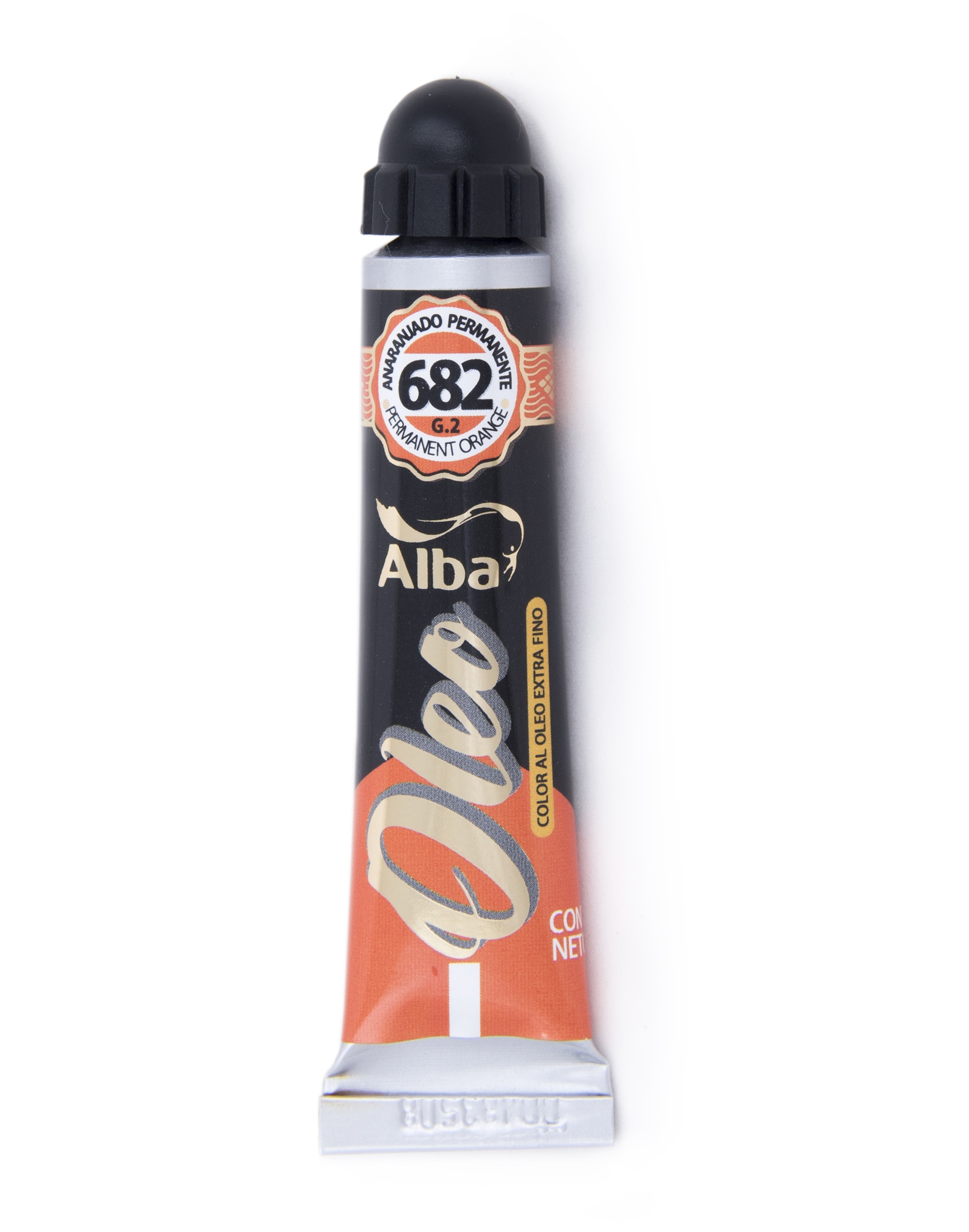 Oleo profesional alba 18 ml g2 682 anaranjado permanente - 18 ML - Alba Artística