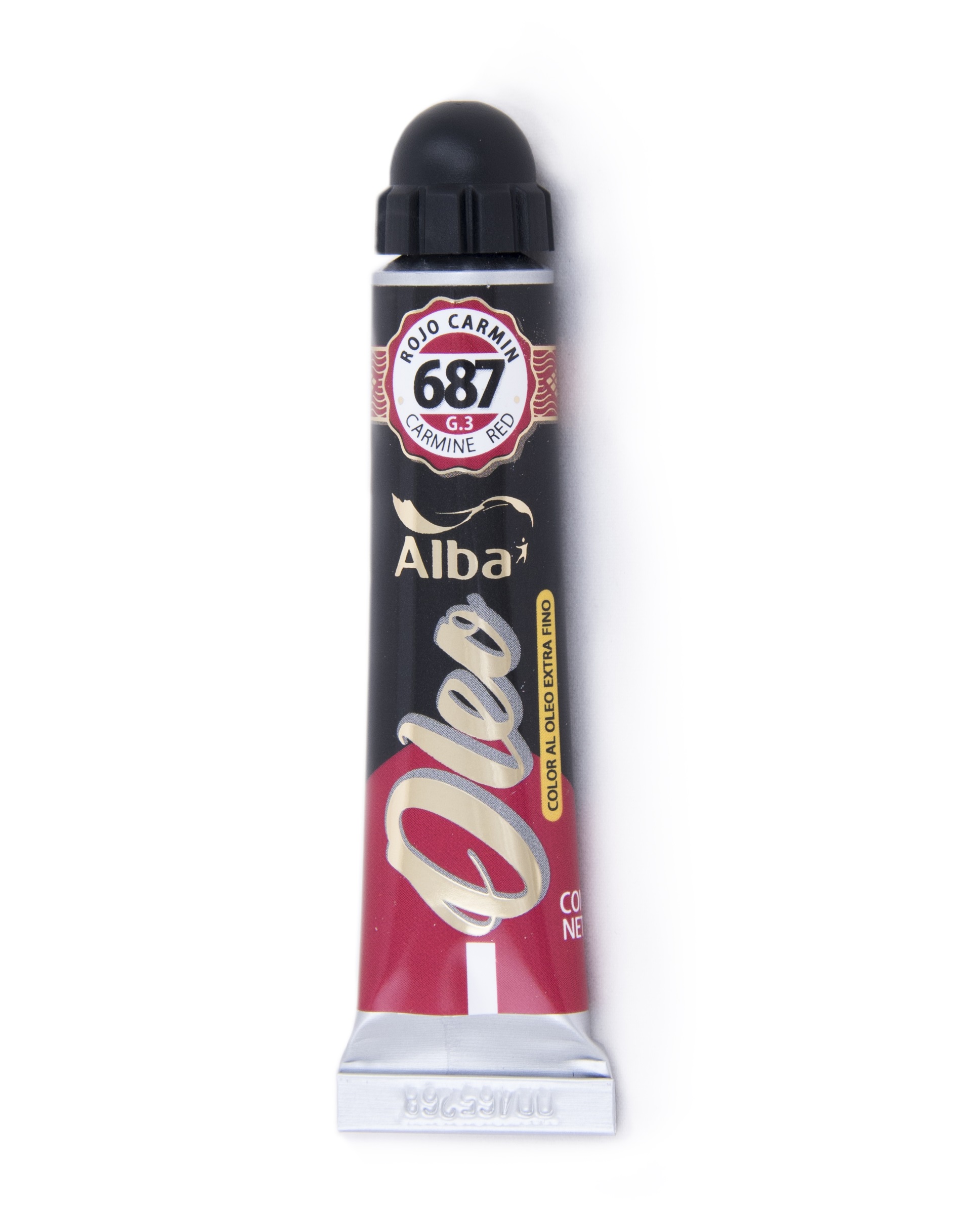 Oleo profesional alba 18 ml g3 687 rojo carmin - 18 ML - Alba Artística
