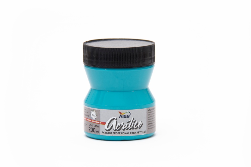 Acrilico prof alba 200ml g3 titanato turquesa - 200ML - Alba Artística
