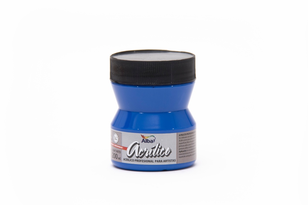 Acrilico prof alba 200ml g3 azul de cobalto - 200ML - Alba Artística