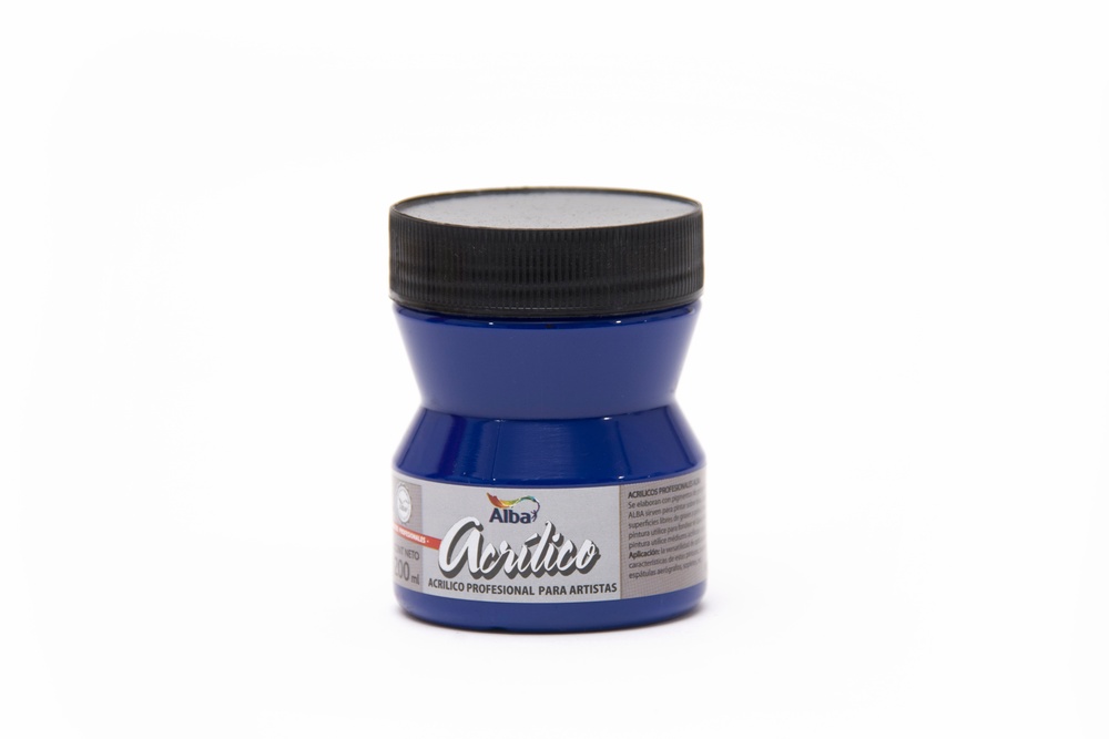 Acrilico prof alba 200 ml g1 azul ultramar - 200ML - Alba Artística