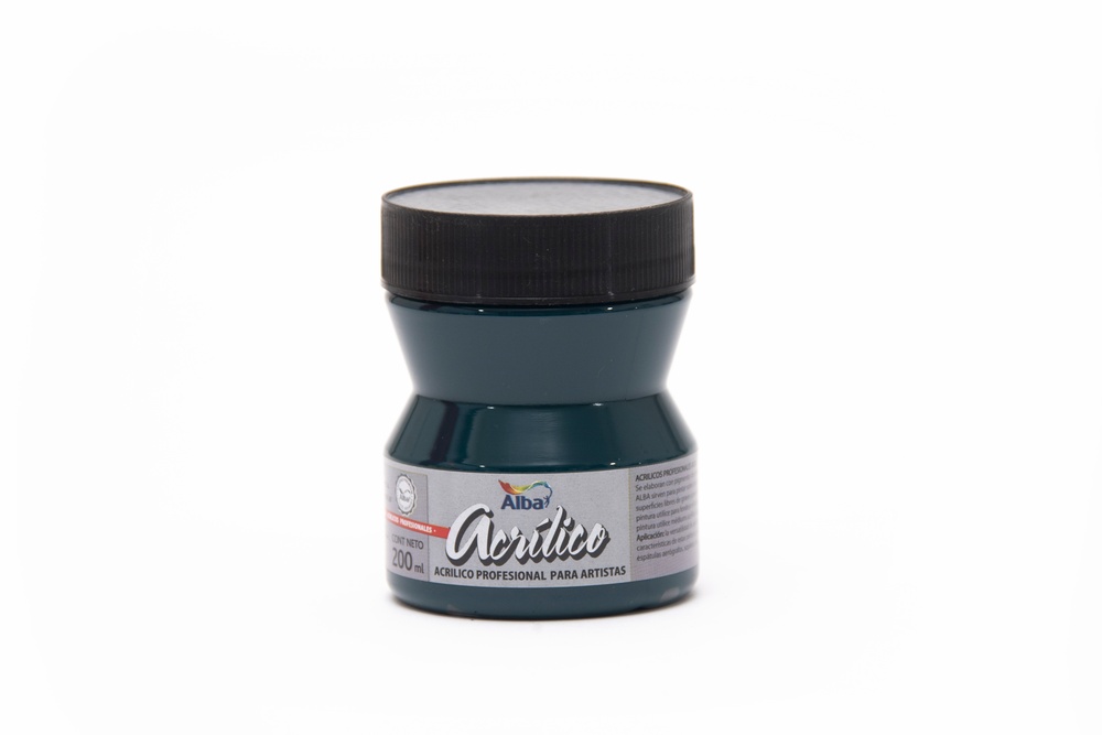 Acrilico prof alba 200 ml g1 azul de prusia (imit) - 200ML - Alba Artística
