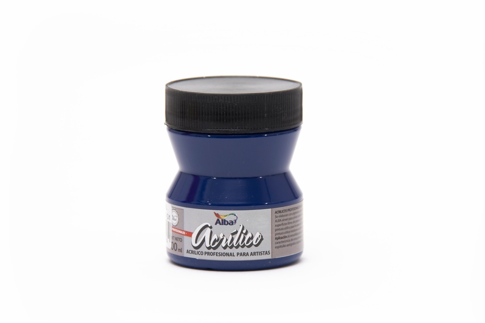 Acrilico prof alba 200 ml g1 azul ftalo - 200ML - Alba Artística