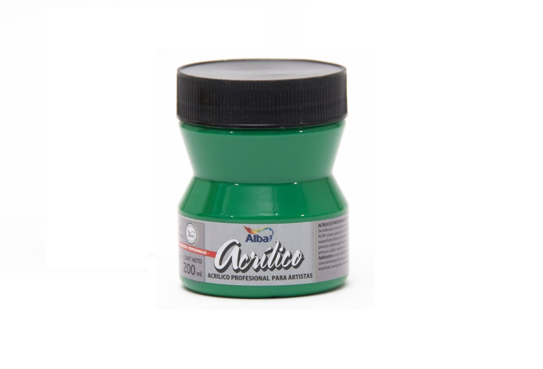 Acrilico prof alba 200 ml g1 verde f talo - 200ML - Alba Artística