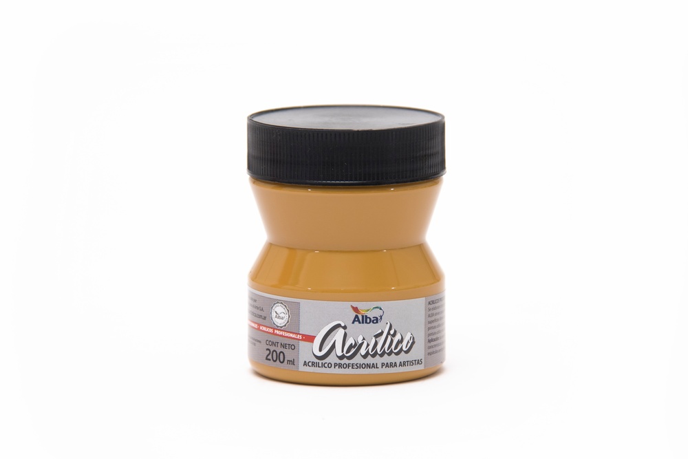 Acrilico prof alba 200 ml g1 ocre amarillo - 200ML - Alba Artística