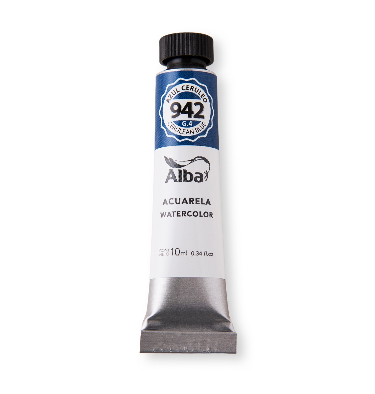 Acuarela profesional alba g4 10ml 942 azul ceruleo - PROFESIONALES - Alba Artística