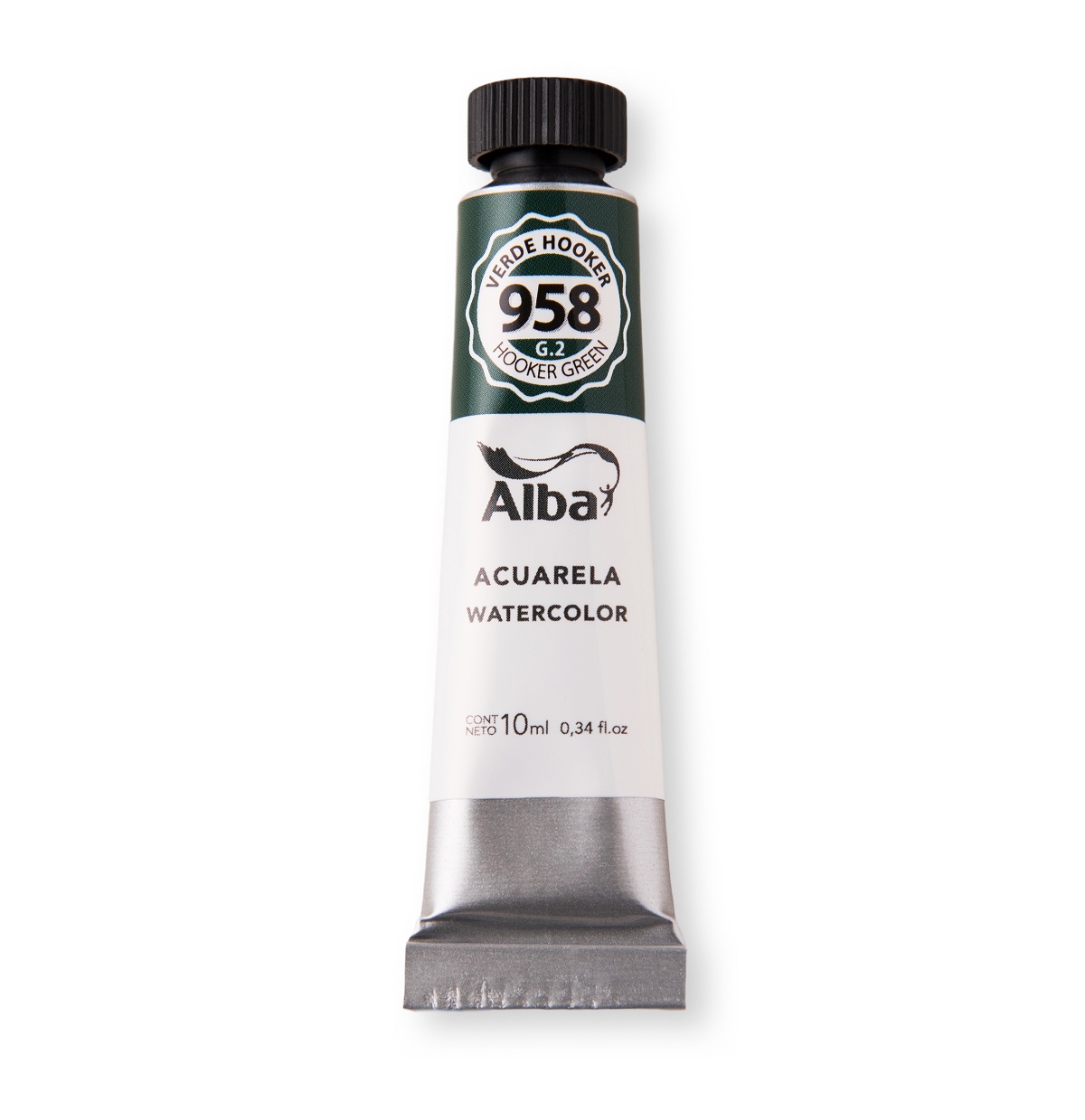 Acuarela profesional alba g2 10ml 958 verde hooker - PROFESIONALES - Alba Artística