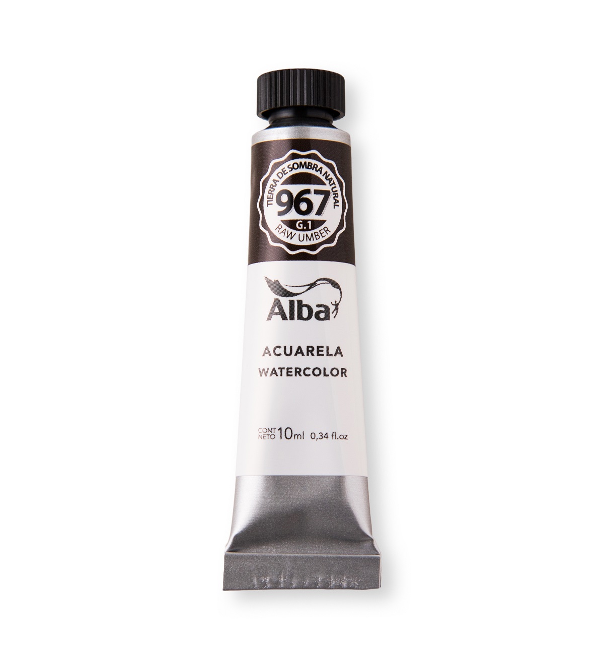 Acuarela profesional alba g1 10ml 967 tierra sombra natural  - PROFESIONALES - Alba Artística