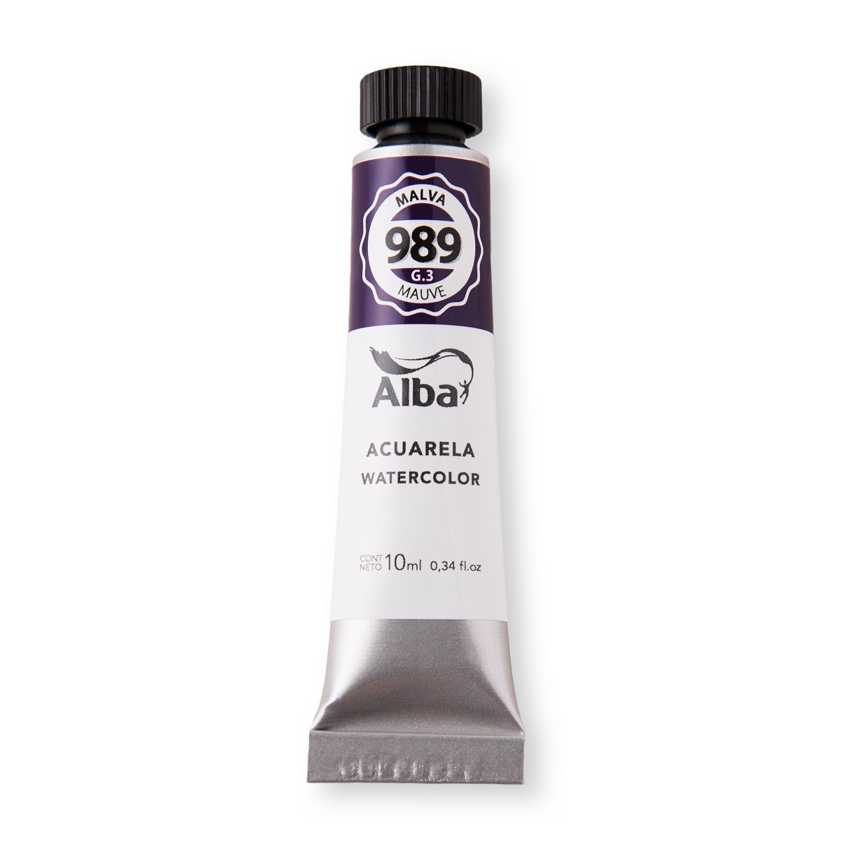 Acuarela profesional alba g3 10ml 989 malva  - PROFESIONALES - Alba Artística