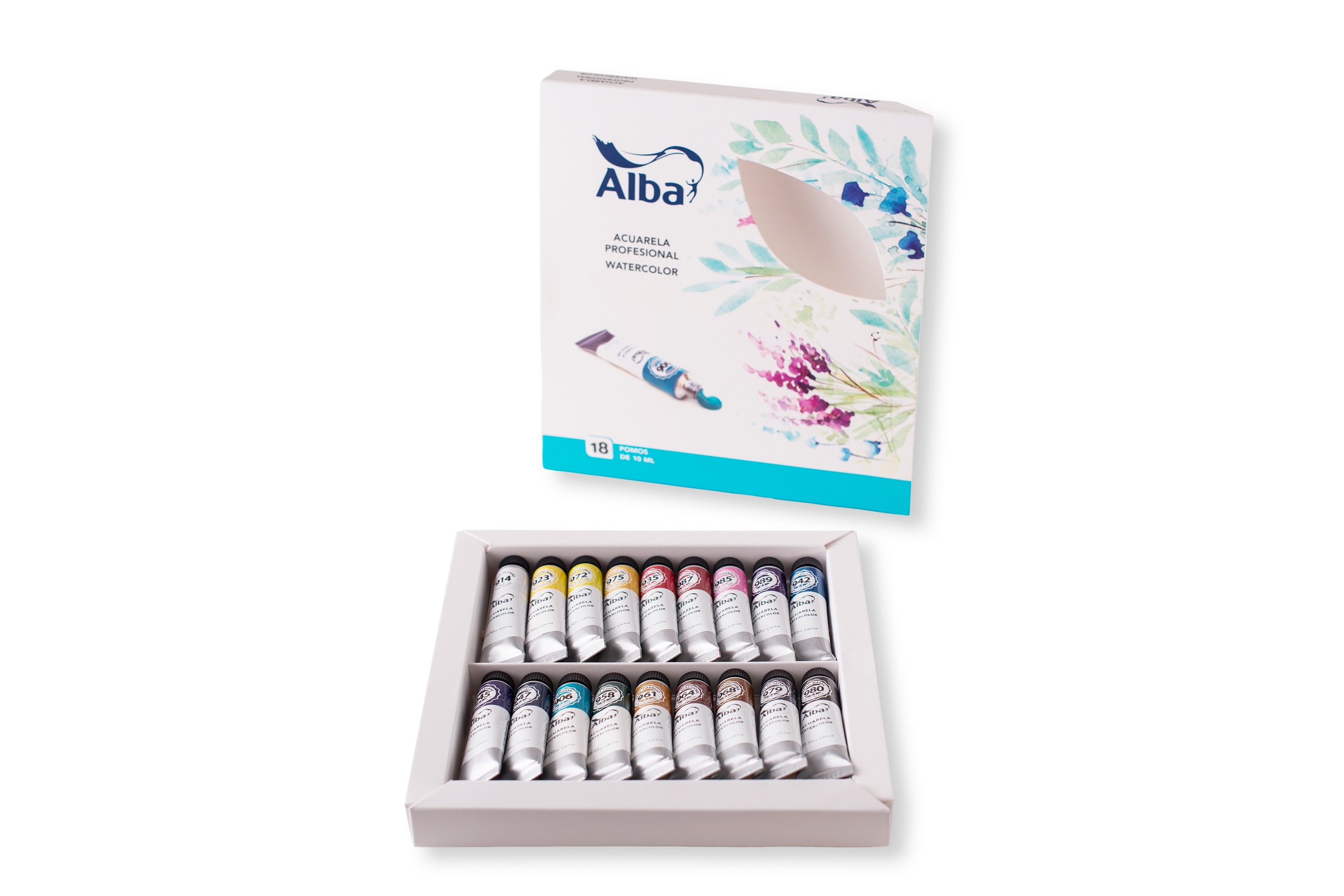 ACUALERAS PROFESIONALES ALBA SET 18 UNI. X10 ML - Vista 2