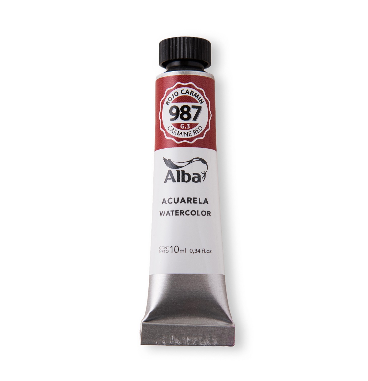 Acuarela profesional alba g3 10ml 987 rojo carmin - PROFESIONALES - Alba Artística