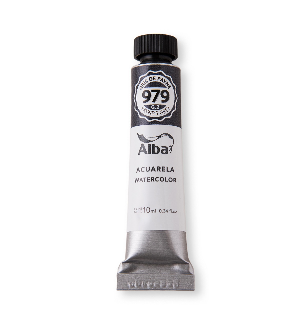 Acuarela profesional alba g2 10ml 979 gris de payne  - PROFESIONALES - Alba Artística