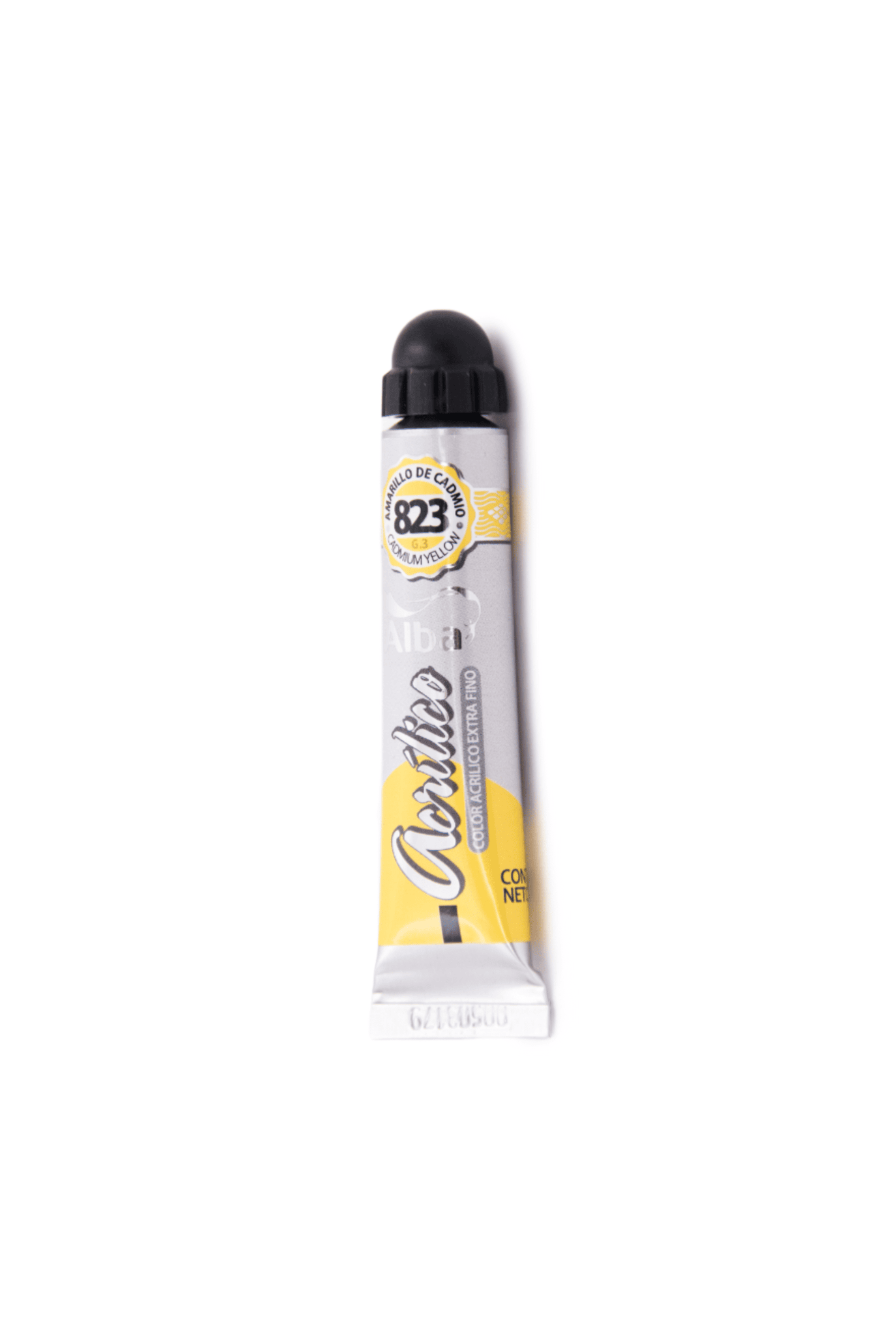 Acrilico profesional alba g3 823 amarillo de cadmio 18ml - 18ML - Alba Artística
