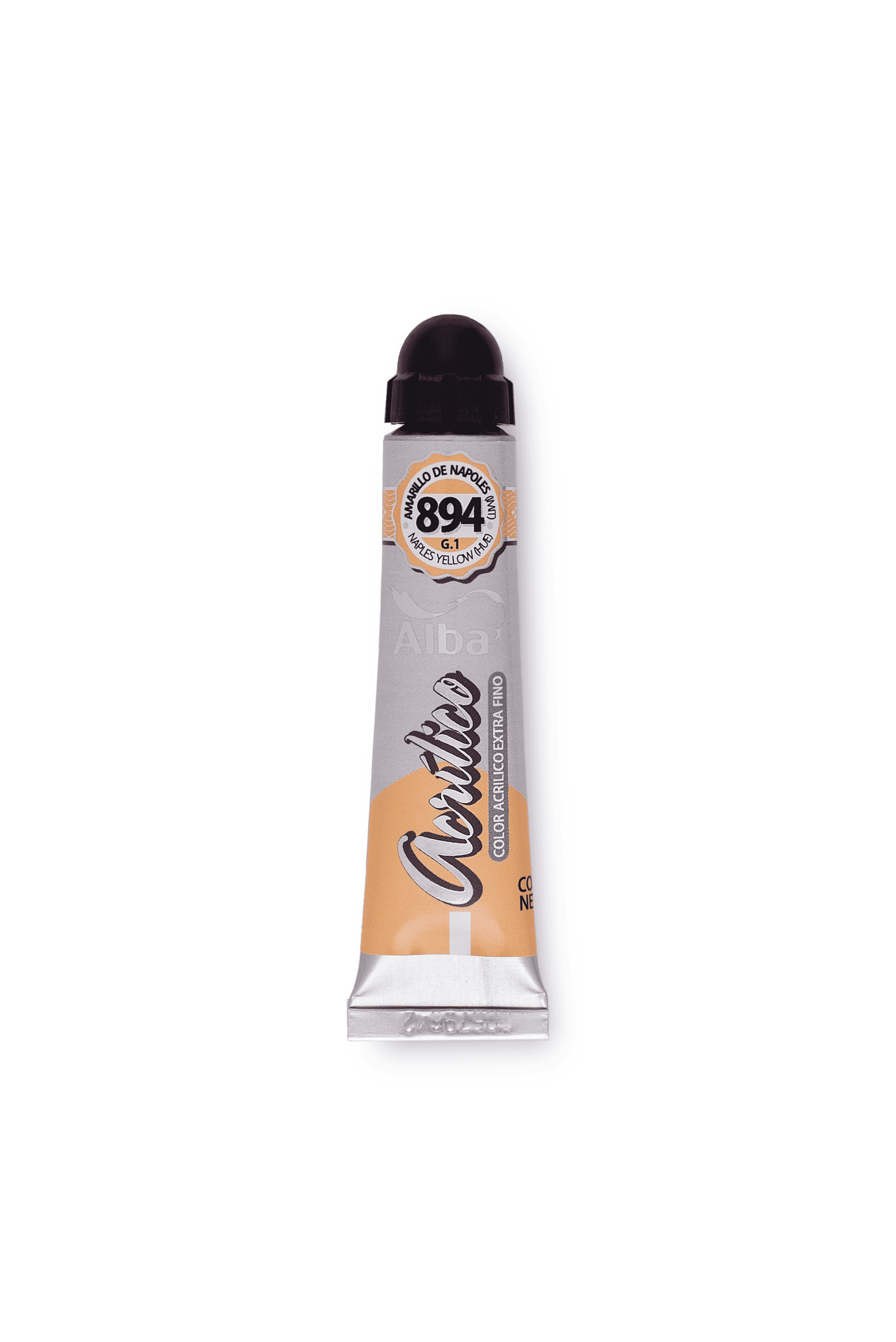 Acrilico profesional alba g1 894 amarillo de napoles 18ml - 18ML - Alba Artística