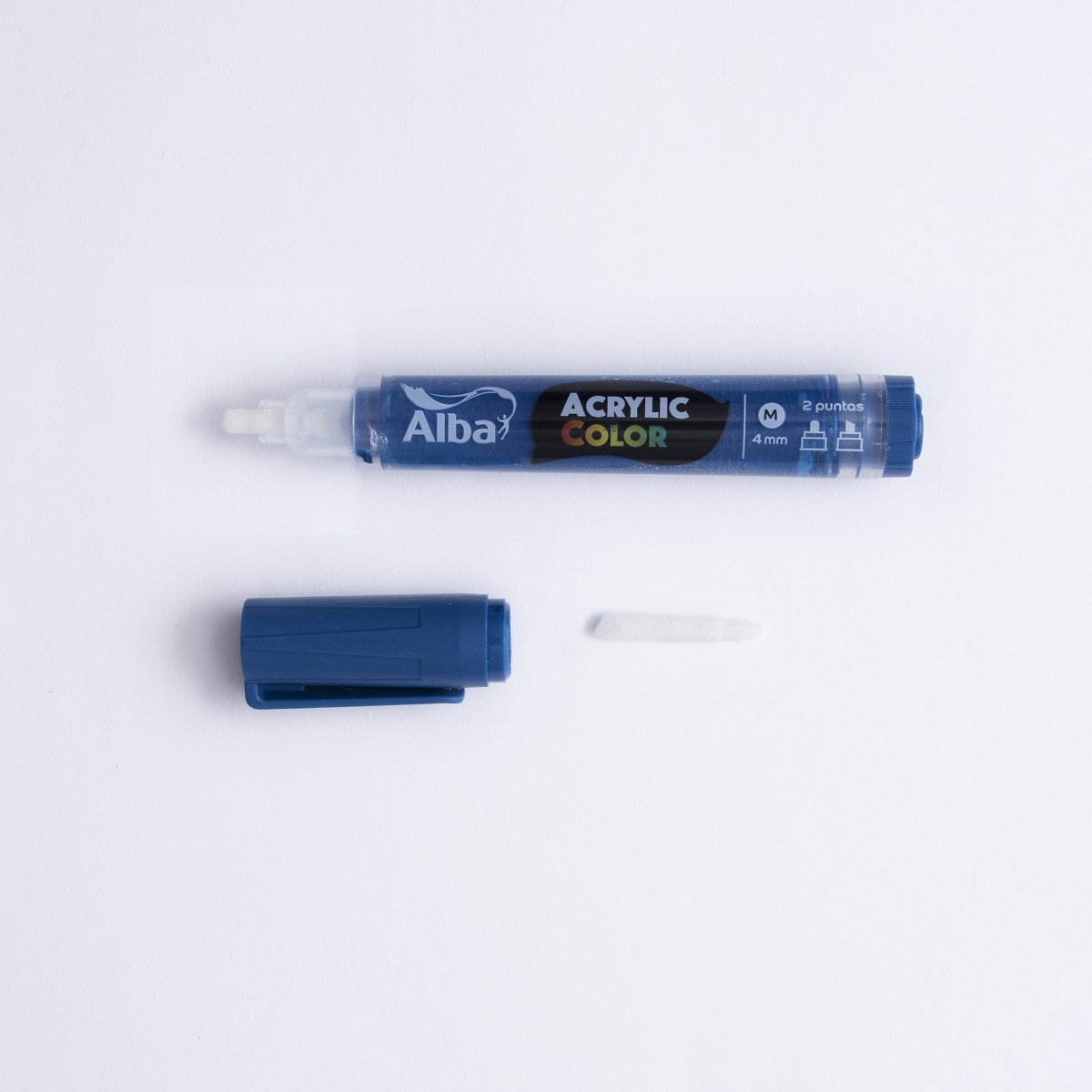 Marcador acrilico alba m 4mm azul noche - Acrylic 4mm M - Alba Artística