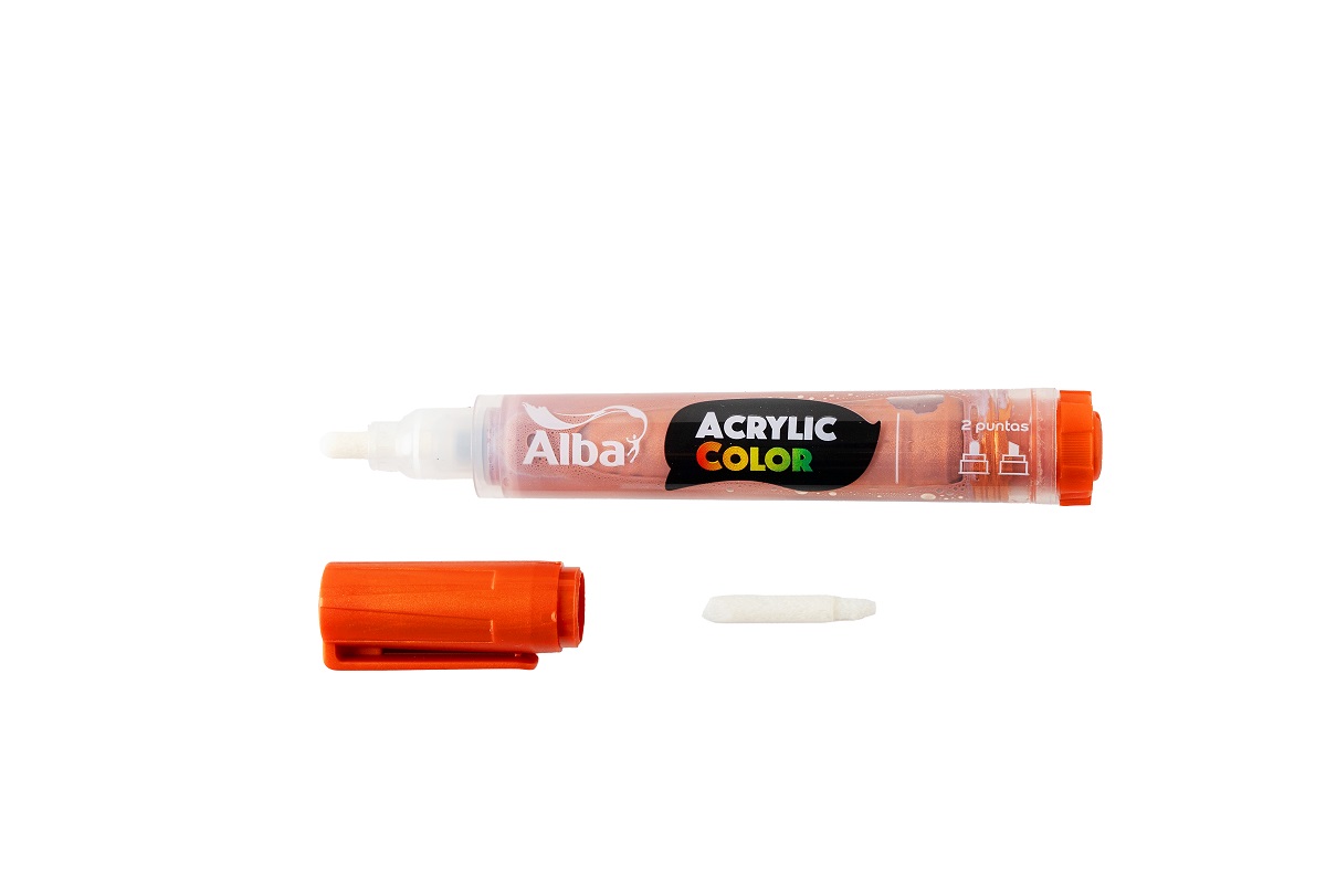 Marcador acrilico alba m 4 mm cobre - Acrylic 4mm M - Alba Artística