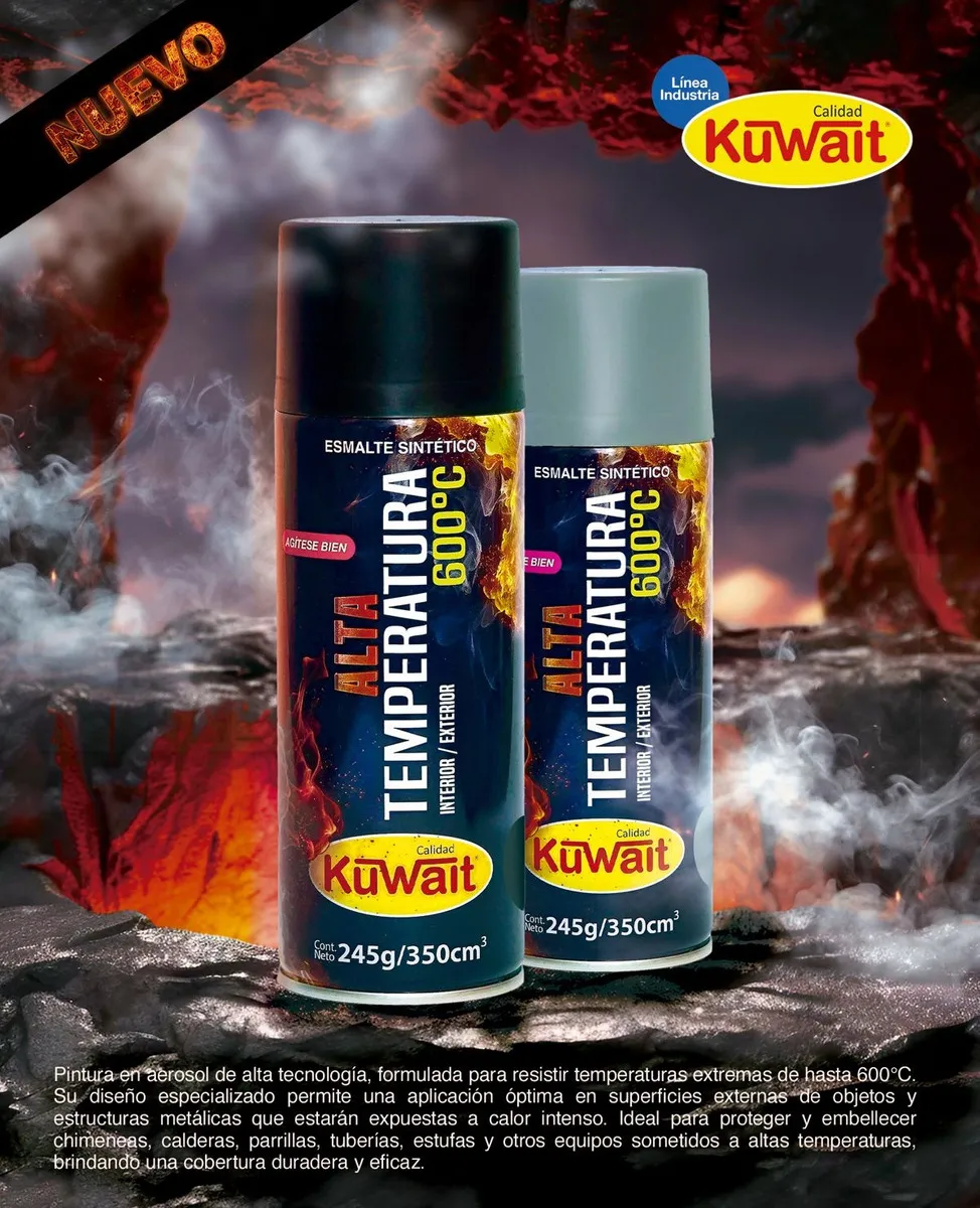 PINTURA ALTA TEMPERATURA 600° KUWAIT 350CM  - Vista 2