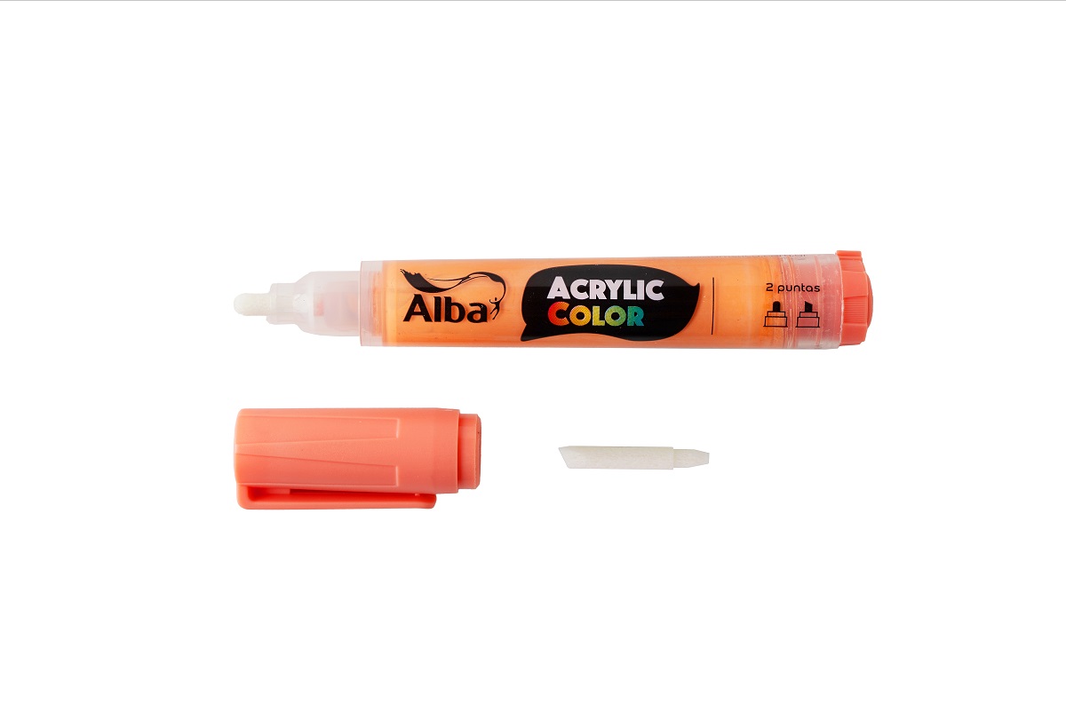 Marcador acrilico alba m 4 mm damasco - Acrylic 4mm M - Alba Artística