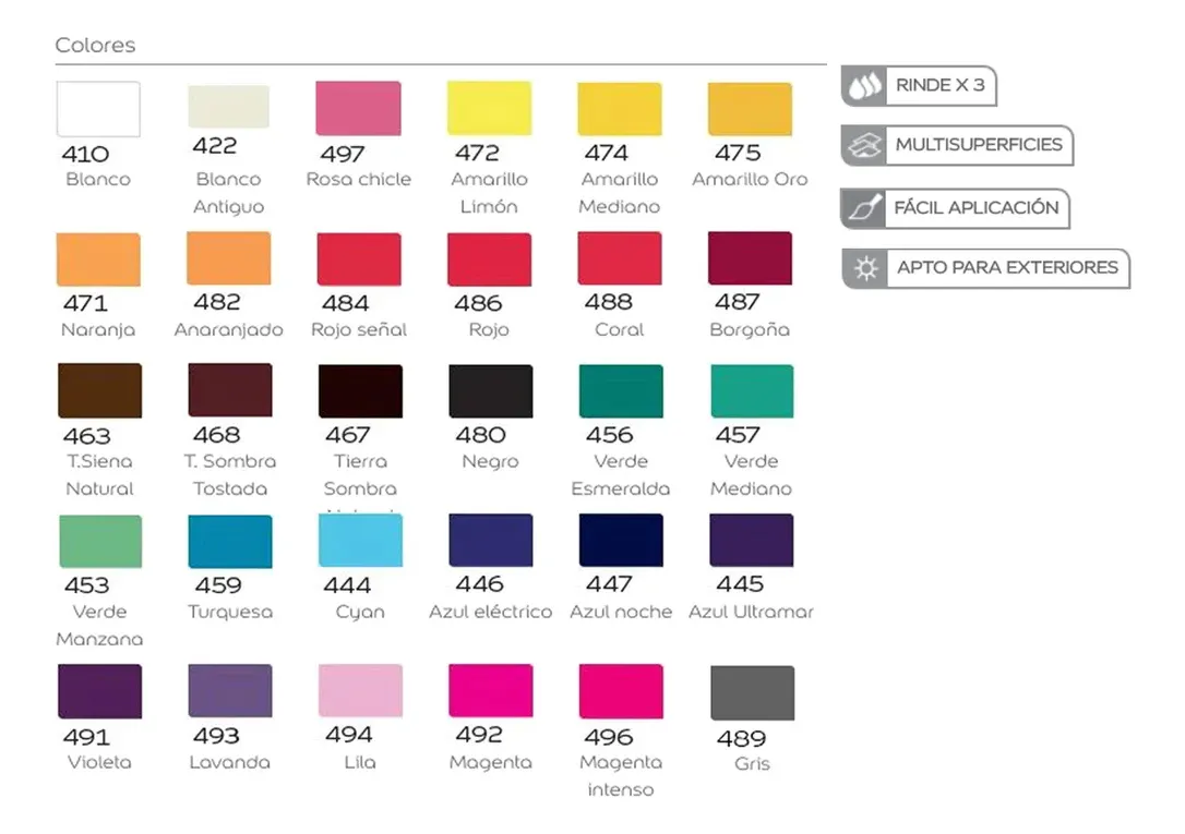 ACRILICO DECORATIVO ALBA 200CC X3 COLORES A ELECCIÓN - Vista 2